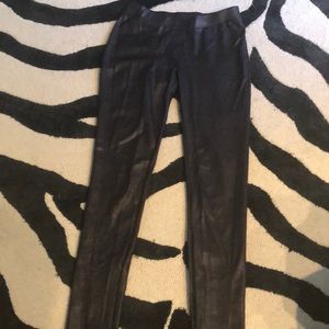 Faux croc leather leggings